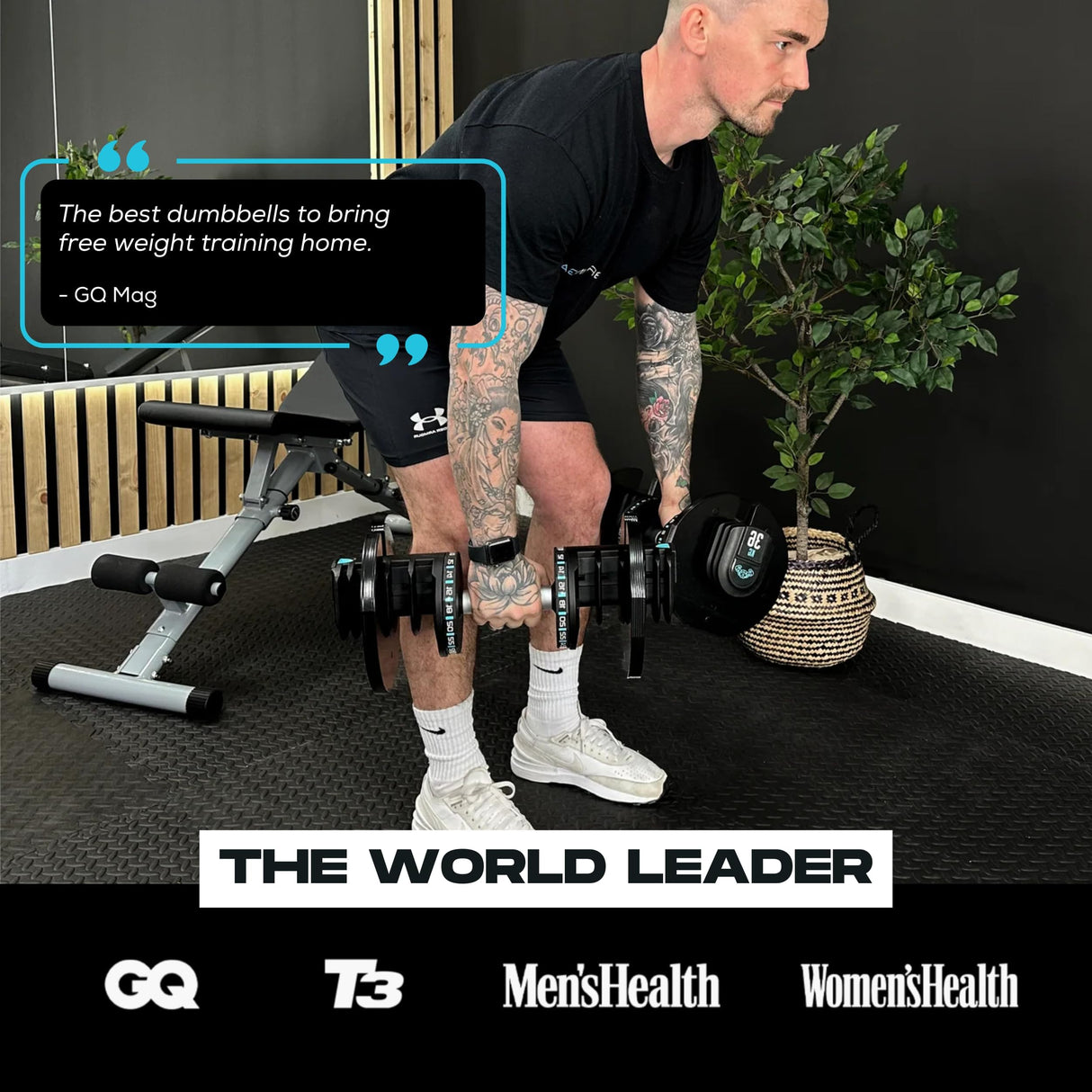 36kg Adjustable Dumbbell (Pair) - 2kg increment