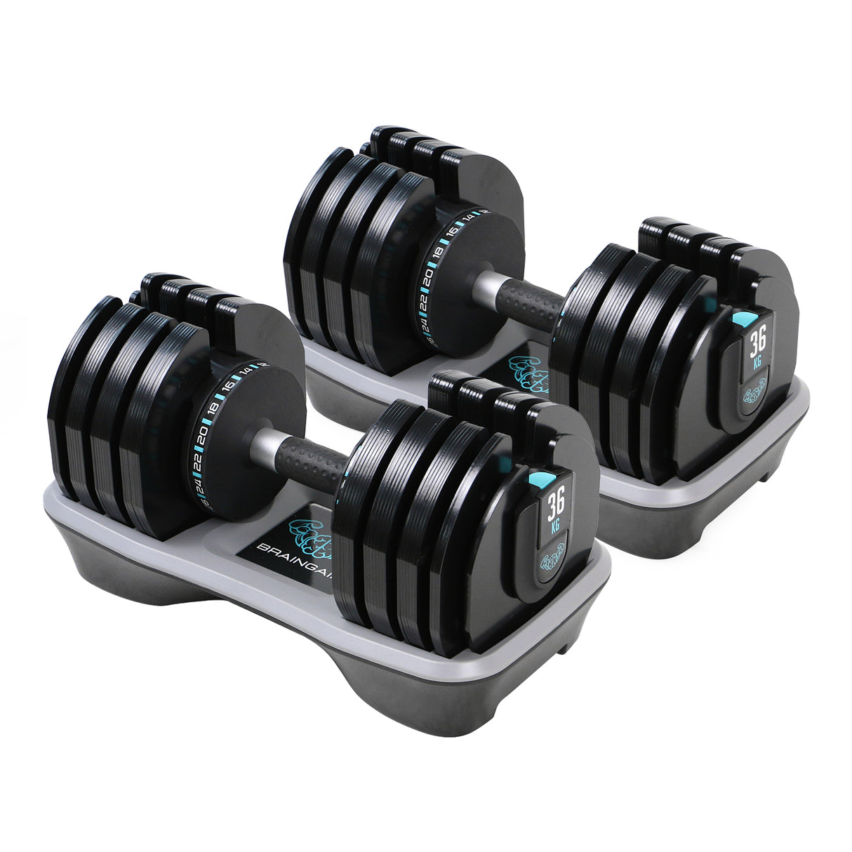 36kg Adjustable Dumbbell (Pair) - 2kg increment