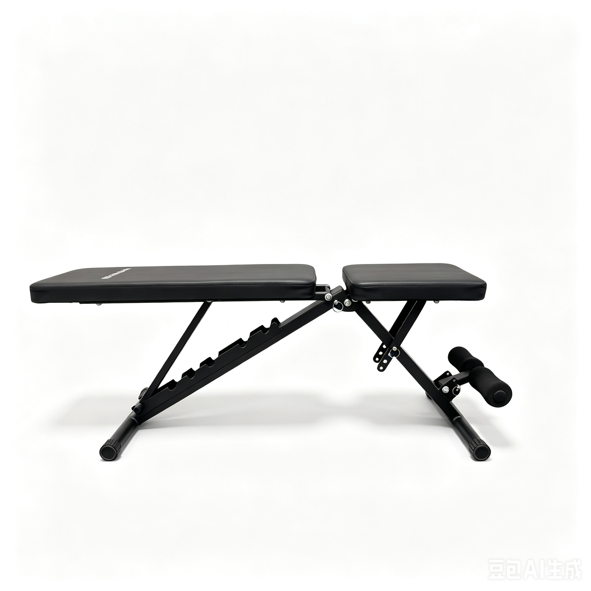 BrainGain Core Bench in flat position, side view