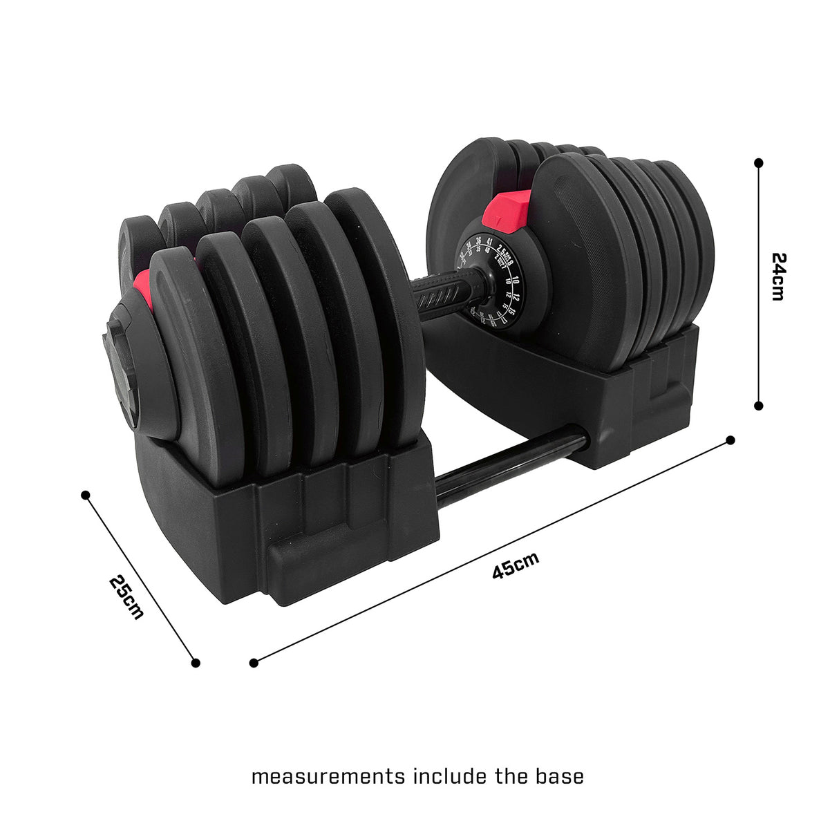 40kg (2 in 1) Dumbbell & Barbell (Pair)